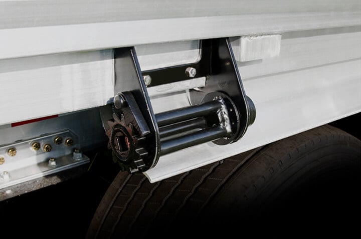 Winch – Three-Bar Side Winch: 45-Degree (Bolt-On) (Optional)