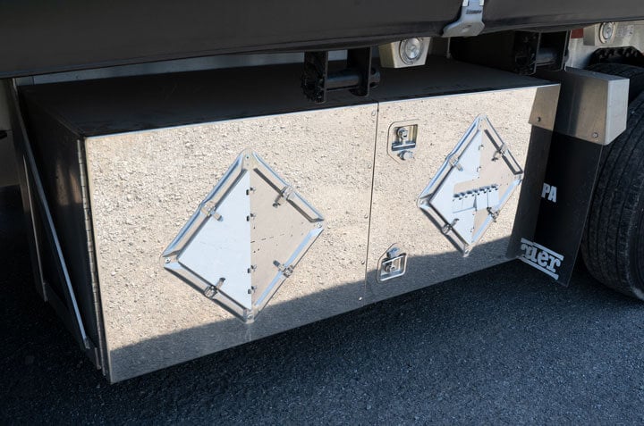 Hazardous Materials Placards Mounted (Optional)