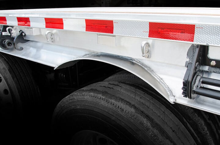 Side Rail – Raised Wheel Well (Optional)