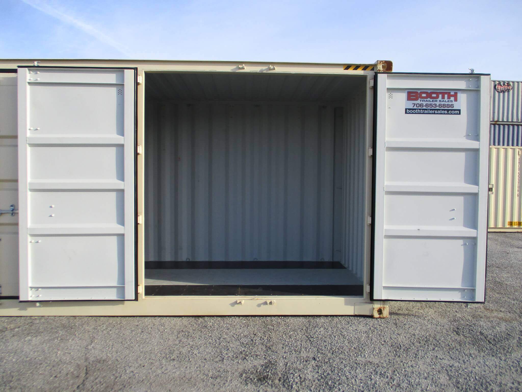 Open Sided Storage Container for rent