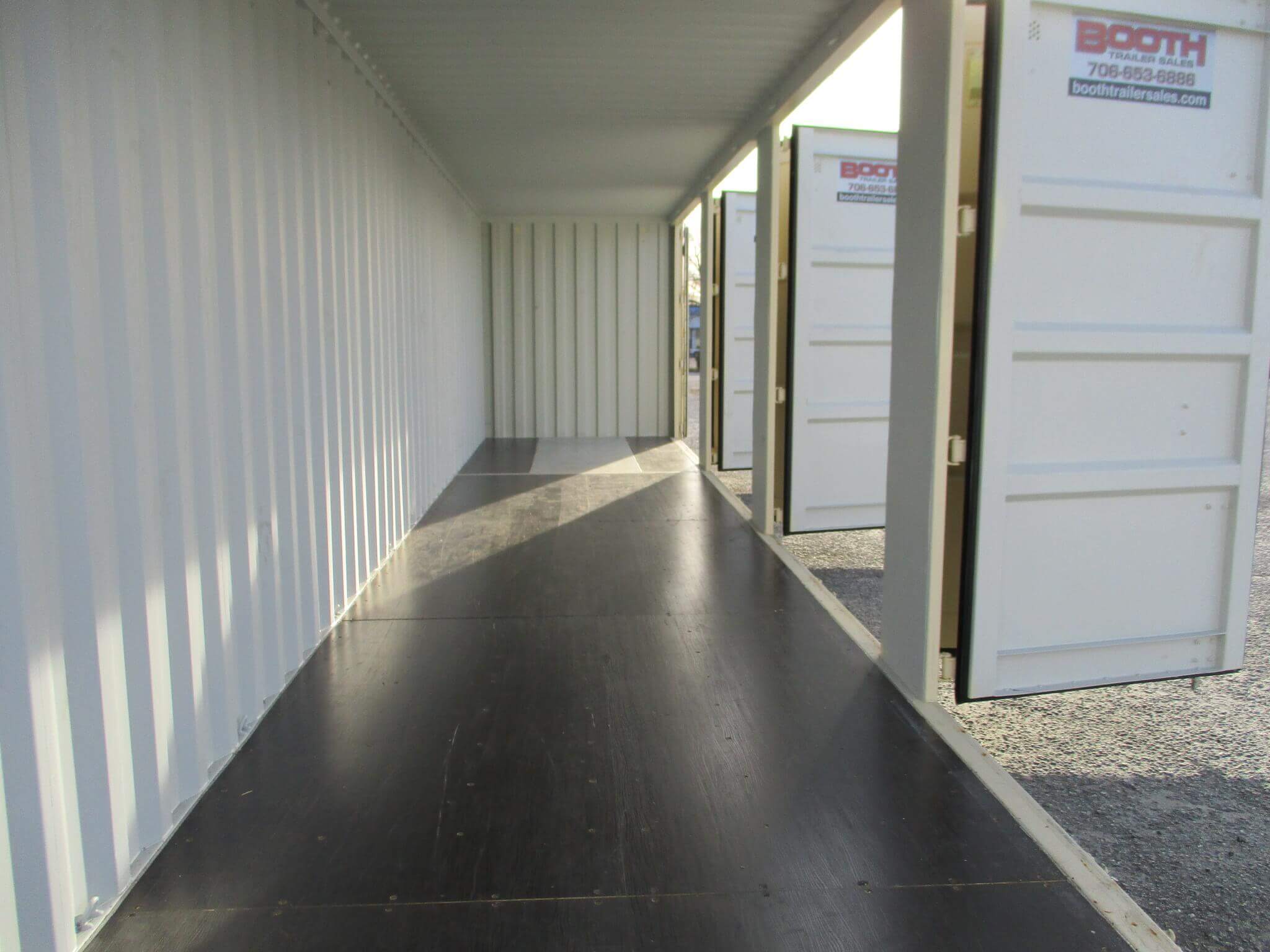 Open Sided Storage Container for rent