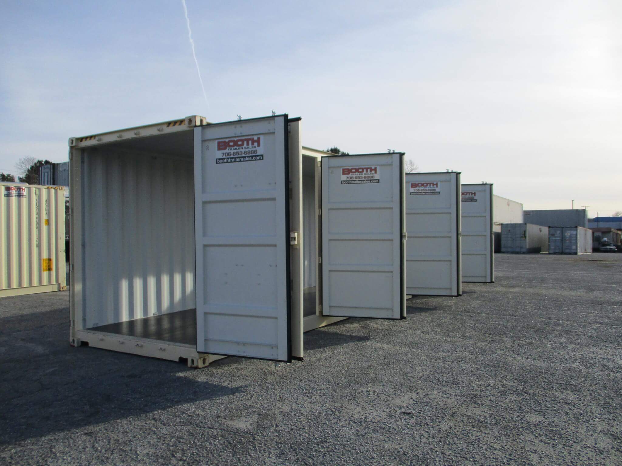 Open Sided Storage Container for rent